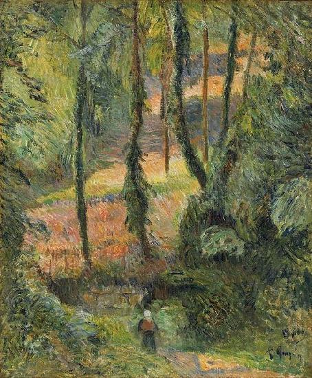 Paul Gauguin Sous Bois France oil painting art